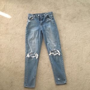 ripped mom jeans